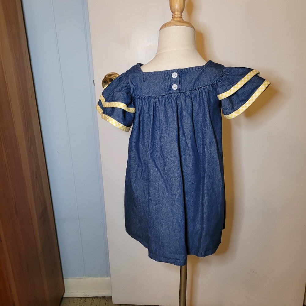 Denim Pear Dress - Picture 3 of 5